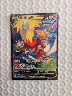 Blaziken V - TG14/TG30 - Pokemon Silver Tempest Trainer Gallery Holo Card NM - Image 1