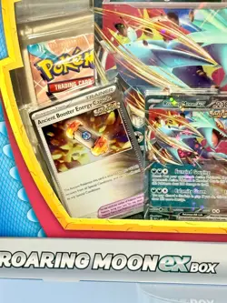 Pokemon TCG: "Roaring Moon ex Box" Factory Sealed **Brand New** - Image 2