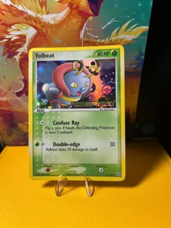 Volbeat 42/106 Emerald Stamp Holo Pokemon 2005 - Image 1