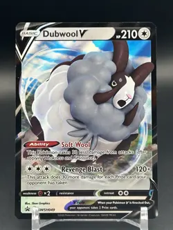 2020 Pokemon Dubwool V Promo SWSH: Sword & Shield Promo SWSH049 - Image 1