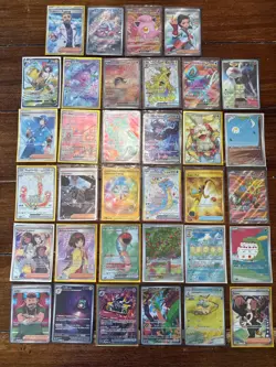 Pokemon TCG Lot of 34 Ultra Rares, Illustration Rares, SIR, and More! - Image 1
