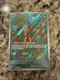 Shuckle 136/132 - Mega Evolution Pokemon Illustration Rare Holo NM - Image 1