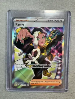 Pokemon TCG Ryme Trainer 221/197 Ultra Rare Obsidian Flames MINT - Image 1