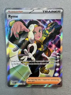 Pokemon TCG Ryme Trainer 221/197 Ultra Rare Obsidian Flames MINT - Image 2