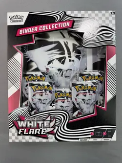 Pokemon TCG Scarlet & Violet White Flare Binder Collection BRAND NEW SEALED - Image 1