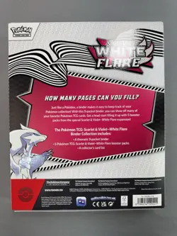 Pokemon TCG Scarlet & Violet White Flare Binder Collection BRAND NEW SEALED - Image 3