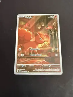 Pokemon Mega Evolution Vulpix IR 138/132 NM Pack Fresh English - In Hand - Image 1