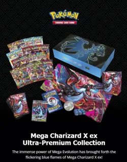 Pokemon Center Mega Charizard X ex Ultra-Premium Collection PRESALE - Image 1