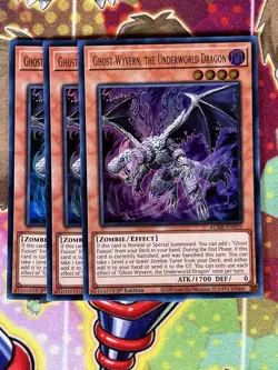 Yugioh Ghost Wyvern, The Underworld Dragon BLMR-EN025 Playset - Image 1