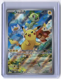 Pikachu 027 Promo Holo NM Pokemon SV: Scarlet & Violet Promo Cards - Image 1
