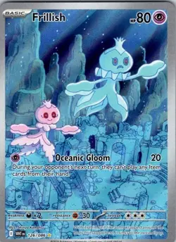 Frillish 126/086 Sv: White Flare Holo IR Illustration Rare Card Pokemon NM - Image 1