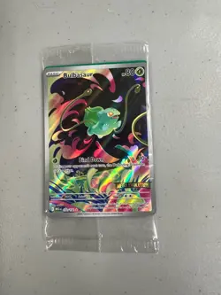 Pokemon TCG Mega Evolutions Stamped Promo Card - Bulbasaur 133/132 - NM - SEALED - Image 1
