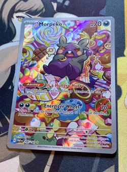 Morpeko 206/182 Paradox Rift 2023 Illustration Rare Holo Pokemon Card TCG - Image 1