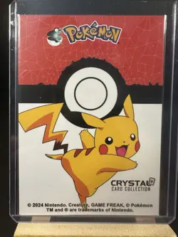 2025 POKEMON STAINED GLASS Crystal Card #E18 SNORLAX SHADOW - Image 2