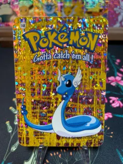 Dragonair #148 - Vintage Vending Machine Prism Sticker 2000 - Pokemon Card - Image 1