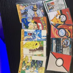 Pokemon Holo PRISM Japanese VENDING MACHINE RARE Vintage cards and Fan art lot!! - Image 2