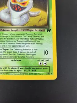 Dark Arbok 2/82 Pokemon Card Holo WOTC Team Rocket - LP/Good Condition - Image 4