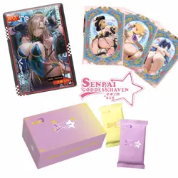 Senpai Goddess Haven Set 6 Waifu Cards | 18-Pack Booster Box | Sealed Anime TCG - Image 3