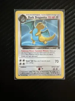 Dark Dragonite 22/82 Team Rocket Rare Non-Holo Pokemon Card WOTC - Near Mint 🐉 - Image 1