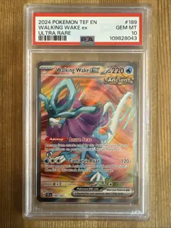 Walking Wake ex - 189/162 - Pokemon Temporal Forces Full Art Card PSA 10 - Image 1