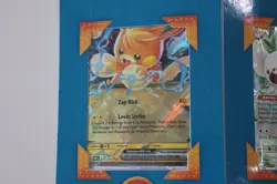 Pokemon Paldea Adventure Chest 3 Card Promo Plus 4 Card Pack Pikachu New Sealed - Image 2