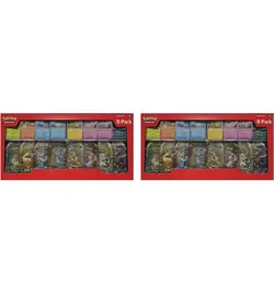 Pokemon TCG Prismatic Evolutions Costco 8 Tin Bundle W/ Promo Cards (Set Of 2) - Image 1