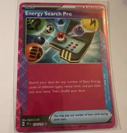Pokemon TCG Energy Search Pro S&V Surging Sparks 176/191 Ace Spec Rare Card - Image 1