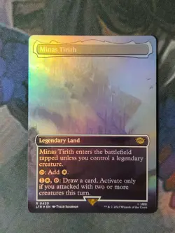 Minas Tirith 0420 - Borderless FOIL | LOTR | NM | MTG - Image 1