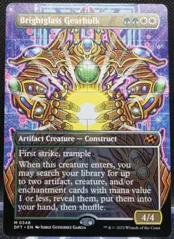 Brightglass Gearhulk #348 Aetherdrift Regular Borderless Rare - Image 1