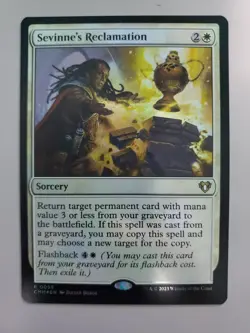 MTG Sevinne's Reclamation Commander Masters 0055 Foil Rare - Image 1