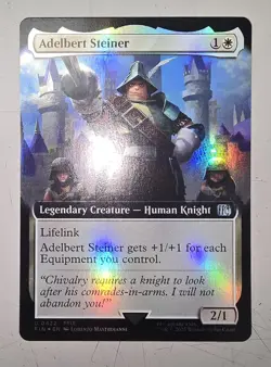 MTG - Final Fantasy - Adelbert Steiner (Borderless) #0422 - Near Mint Foil - Image 1