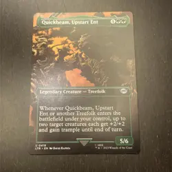 MTG STARTER COMMANDER DECK - Quickbeam, Upstart Ent - Mono Green Treefolk Theme - Image 1
