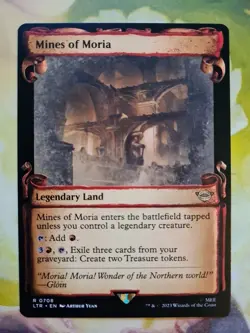 MTG - Mines of Moria - Showcase Scrolls - Lord of the Rings Magic the Gathering - Image 2