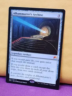 1x Alhammarret's Archive, LP (see photos), ORI, Magic: the Gathering, MtG - Image 2