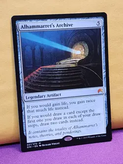 1x Alhammarret's Archive, LP (see photos), ORI, Magic: the Gathering, MtG - Image 3