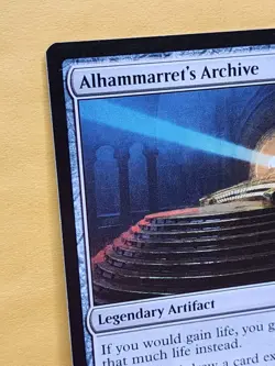 1x Alhammarret's Archive, LP (see photos), ORI, Magic: the Gathering, MtG - Image 5