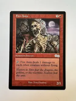 Fire Ants - MTG Urza's Saga - LP - Image 1