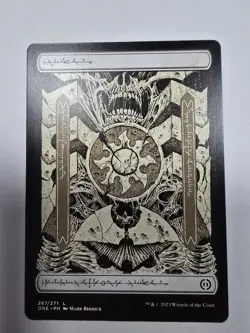 Plains (267) - Full Art Phyrexia: All Will Be One Regular Magic The Gathering - Image 1