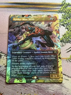 MTG FOIL Spider-Man 2099 No. 205 Full Art English SPM - Image 1