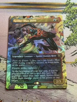 MTG FOIL Spider-Man 2099 No. 205 Full Art English SPM - Image 4