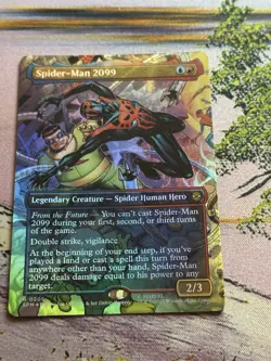 MTG FOIL Spider-Man 2099 No. 205 Full Art English SPM - Image 5