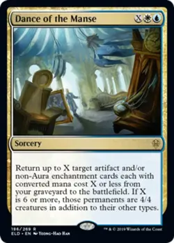 Dance of the Manse - Foil - Throne of Eldraine #186/269 MTG Magic The Gathering - Image 1