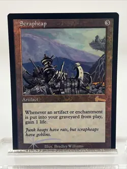 Scrapheap Urza’s Legacy FOIL Near Mint Never Played Mtg Magic The Gathering - Image 1