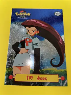 Pokemon - TV9 Jesse Topps Holo Foil TV Animation Edition 1999 NM - Image 1