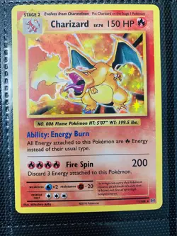 2016 CHARIZARD XY Evolutions HOLO Pokemon Card - Image 2