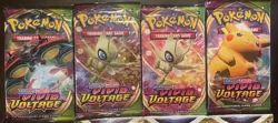 Pokemon TCG: Sword & Shield Pack Lot Of 9 -4 Vivid Voltage Packs -5 Brilliant ⭐ - Image 2