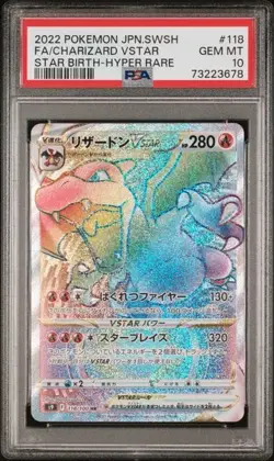 ✅ Charizard VSTAR 118/100 - Hyper Rare - Japanese Star Birth - PSA 10 - Pokemon - Image 1