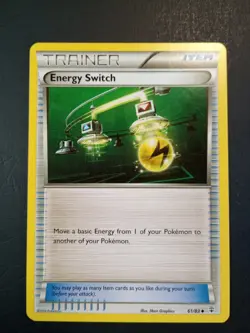 Pokemon Generations Energy Switch Uncommon Trainer Card 61/83 LP - Image 1
