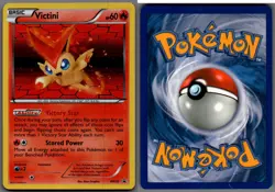 2011 Pokemon, Black & White Promos, #BW32 Victini, Holo Black Star Promo - Image 1