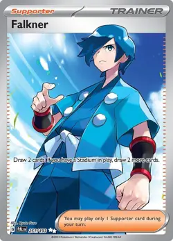 Falkner - 251/193 - Paldea Evolved - Pokemon TCG - NM - Full Art - HOLO - Image 1